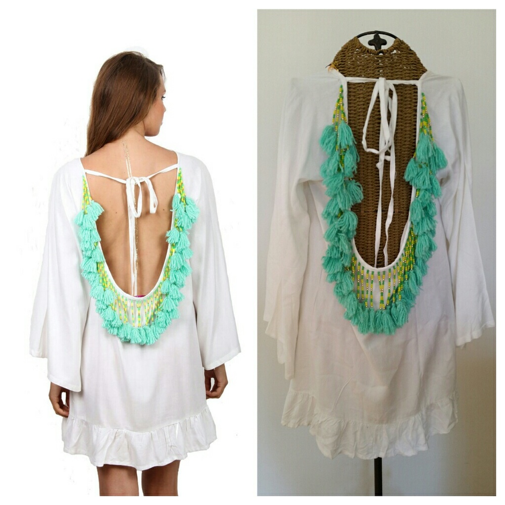 SUNDRESS INDIANA boho Coachella dress coverup - Picture 7 of 7